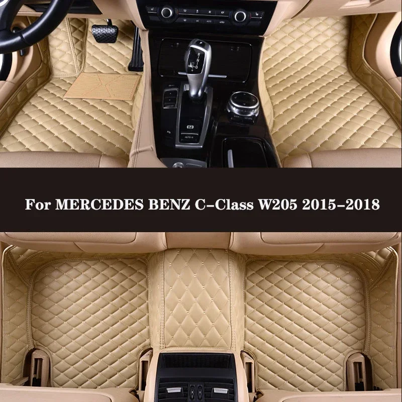 

Full surround custom car floor mat For MERCEDES BENZ C-Class W205 2015-2018 car parts car accessories Automotive interior