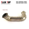 For KTM Duke 790 Duke 890 Exhaust Connect Link TubeTitanium Alloy 2018 2019 2020 2021 Motorcycle Muffler Middle Link Pipe Tube