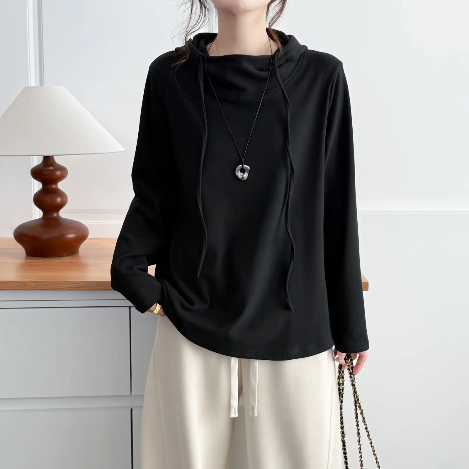 XXXXL Fashion Plus Size Women's Hoodies Autumn And Winter New 2025 Casual Warm Fleece Hooded Sweatshirts 2573