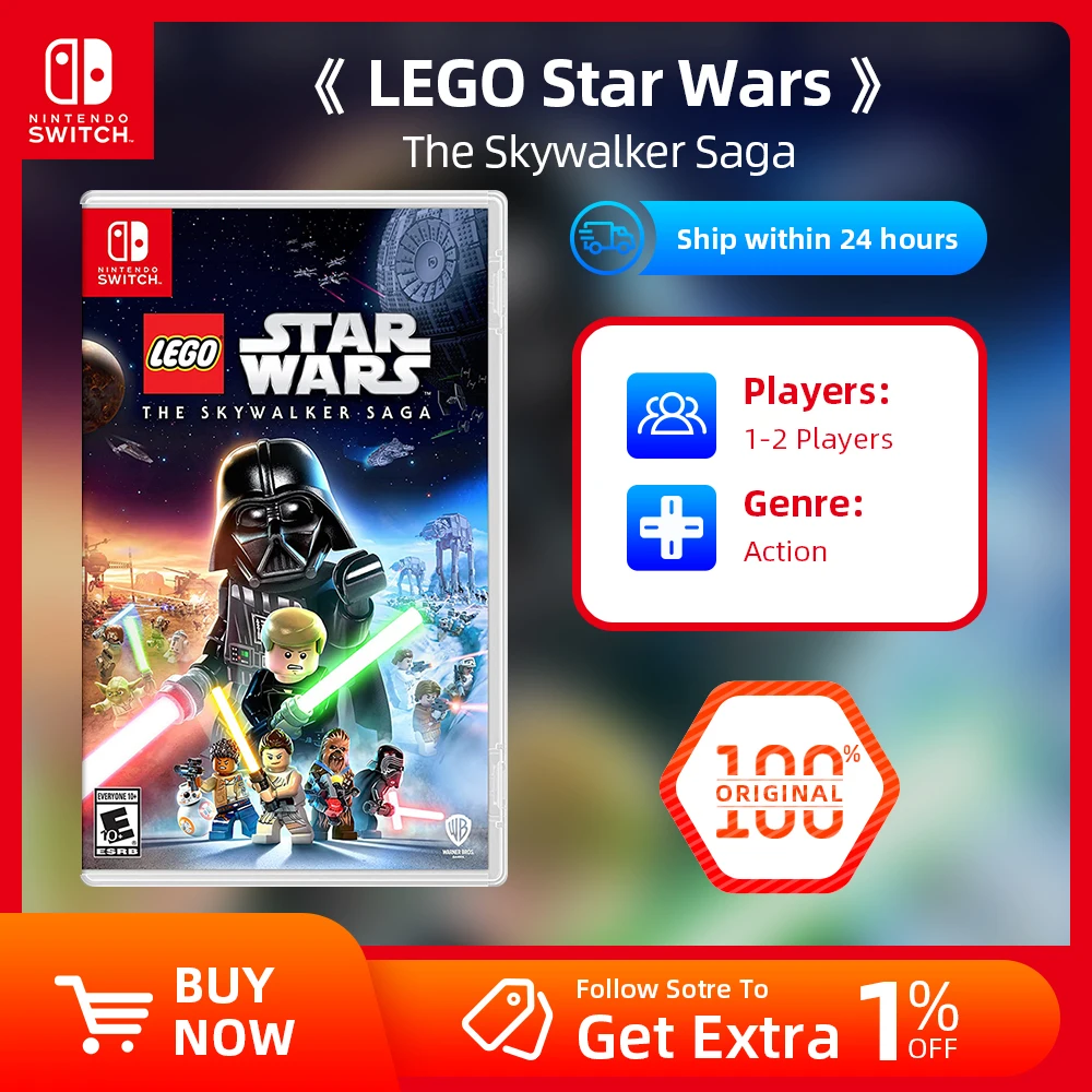 Skywalker Saga Nintendo Switch Promo Game Nintendo Switch