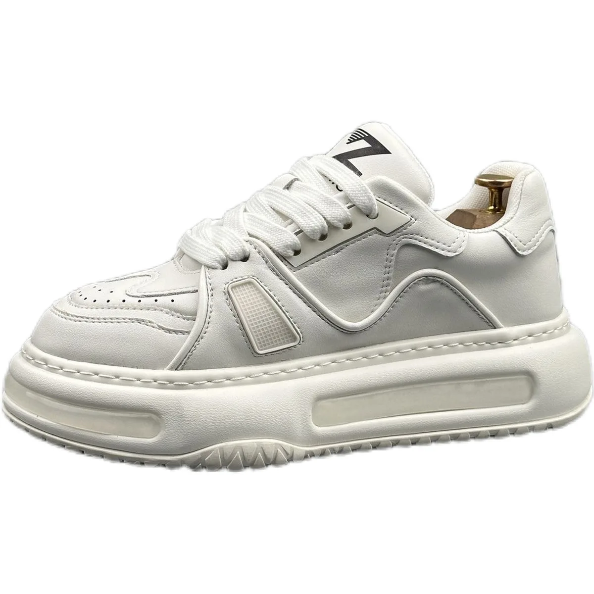 New Classic Men's Thick soled Increased Height Simple Fashion Casual Shoes Comfortable Soft soled Wear resistant Sports Shoes 5