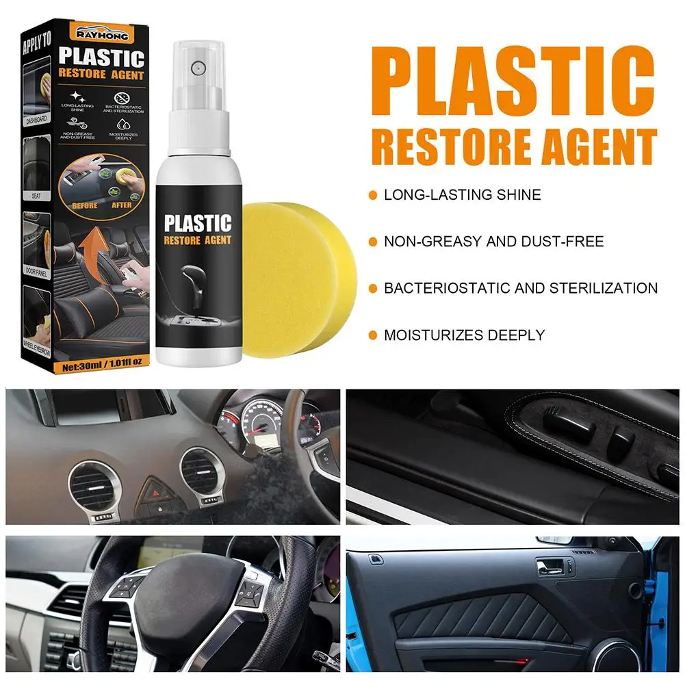 Plastic Parts Wax Instrument Panel Retreading Agent Automotive Interior Auto Plastic Renovated Coating Paste Maintenance Agent