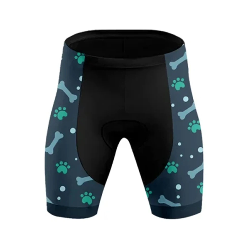 

Dog Lover Women Bike Bicycle Pants Road Racing Tights Cycle MTB Ride Shorts Mountain Breathable Pad