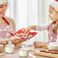 10 Pcs Christmas Spherical Bottle Water Bottles Outdoor Juice Anti-leak Storage Multi-function Plastic Drinking Milk 2