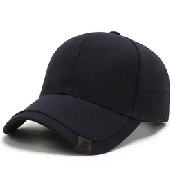 NORTHWOOD Premium Men's Outdoor Cotton Baseball Cap - Stylish & Durable Trucker Hat - Adjustable (Navy Blue)