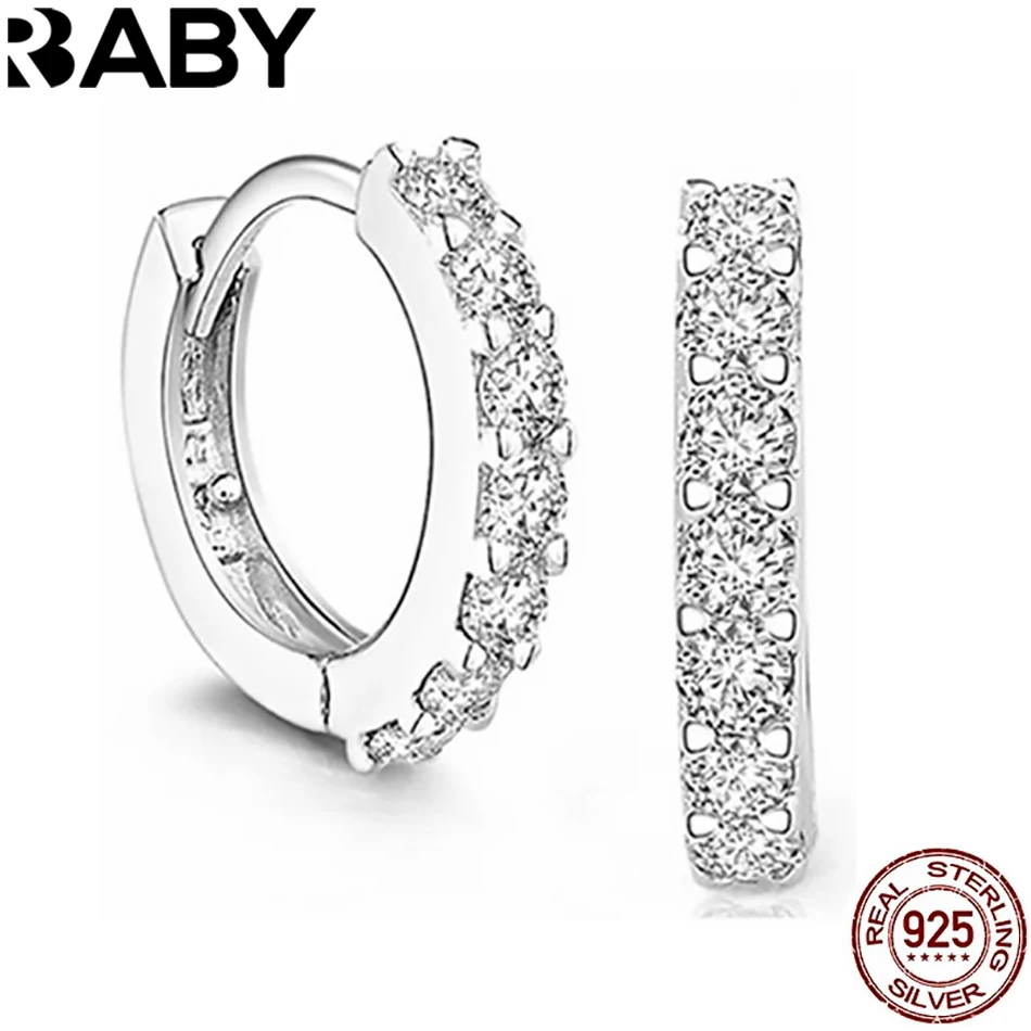 925 Sterling Silver Hoop Earrings