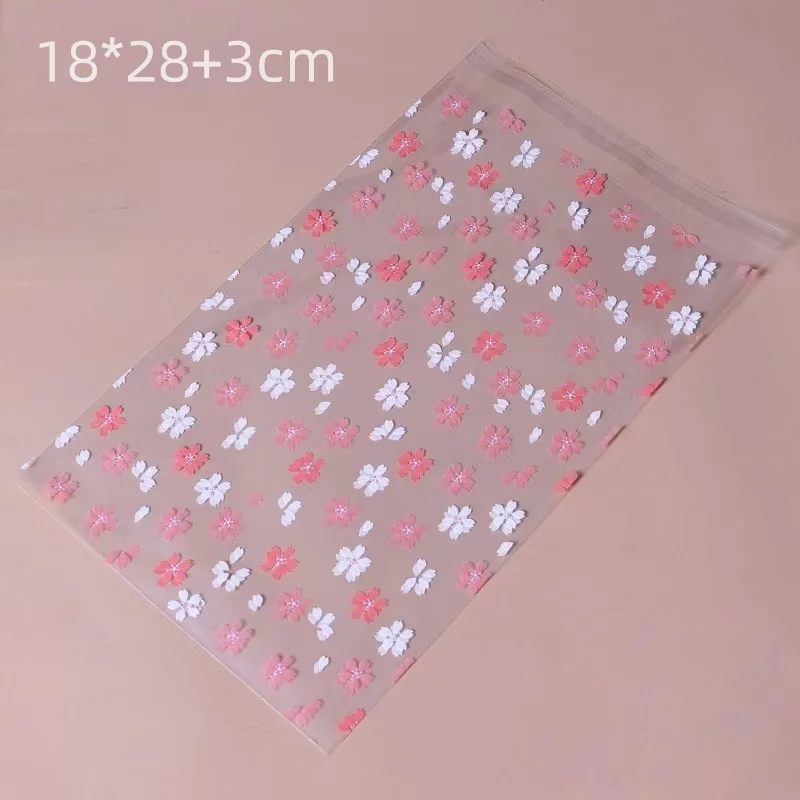6 größe 100PCS OPP Kunststoff Transparent Selbst-klebe Taschen Blume Transparente Taschen Süßigkeiten Cookie Verpackung Taschen DIY Geschenk taschen Packag – Detail 9