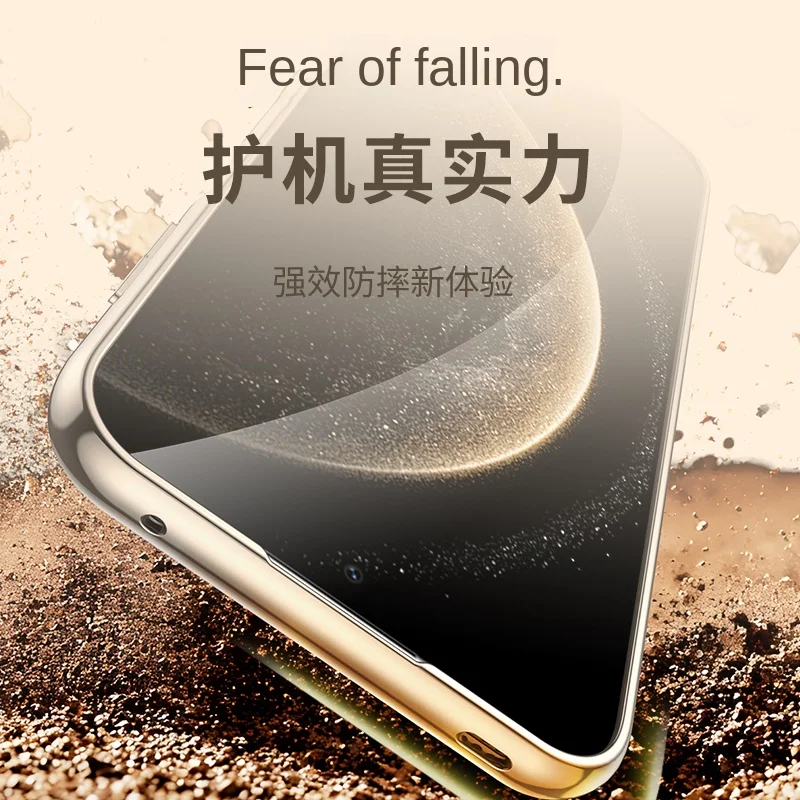 Leather 360° Rotating Stand Phone Case with Full Lens Protection and Shockproof Design