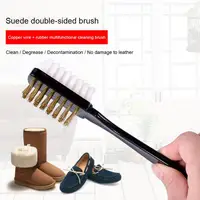 Double-sided Cleaning Brush Rubber Eraser Set Fit For Suede Nubuck Shoes Steel With Plastic Rubber Boot Cleaner Home Accessories 1