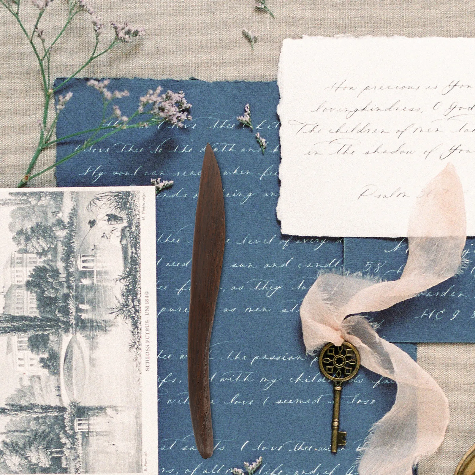 흑단 나무 재질의 봉투 개봉기, 날카로운 모서리, 안전한 손잡이, 편리한 휴대용 편지 개봉기, 우편물, 서예, 절단, 일상용