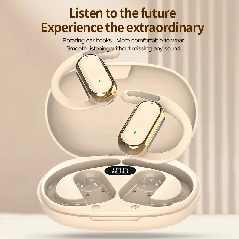Bluetooth 5.4 Earphones IPX7 Waterproof 20Hrs Wireless Headphones with ENC...
