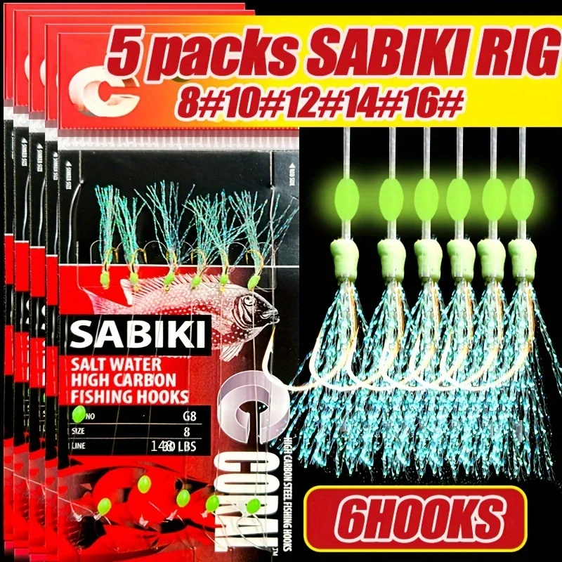 Luminous Sabiki Fishing Rigs 1