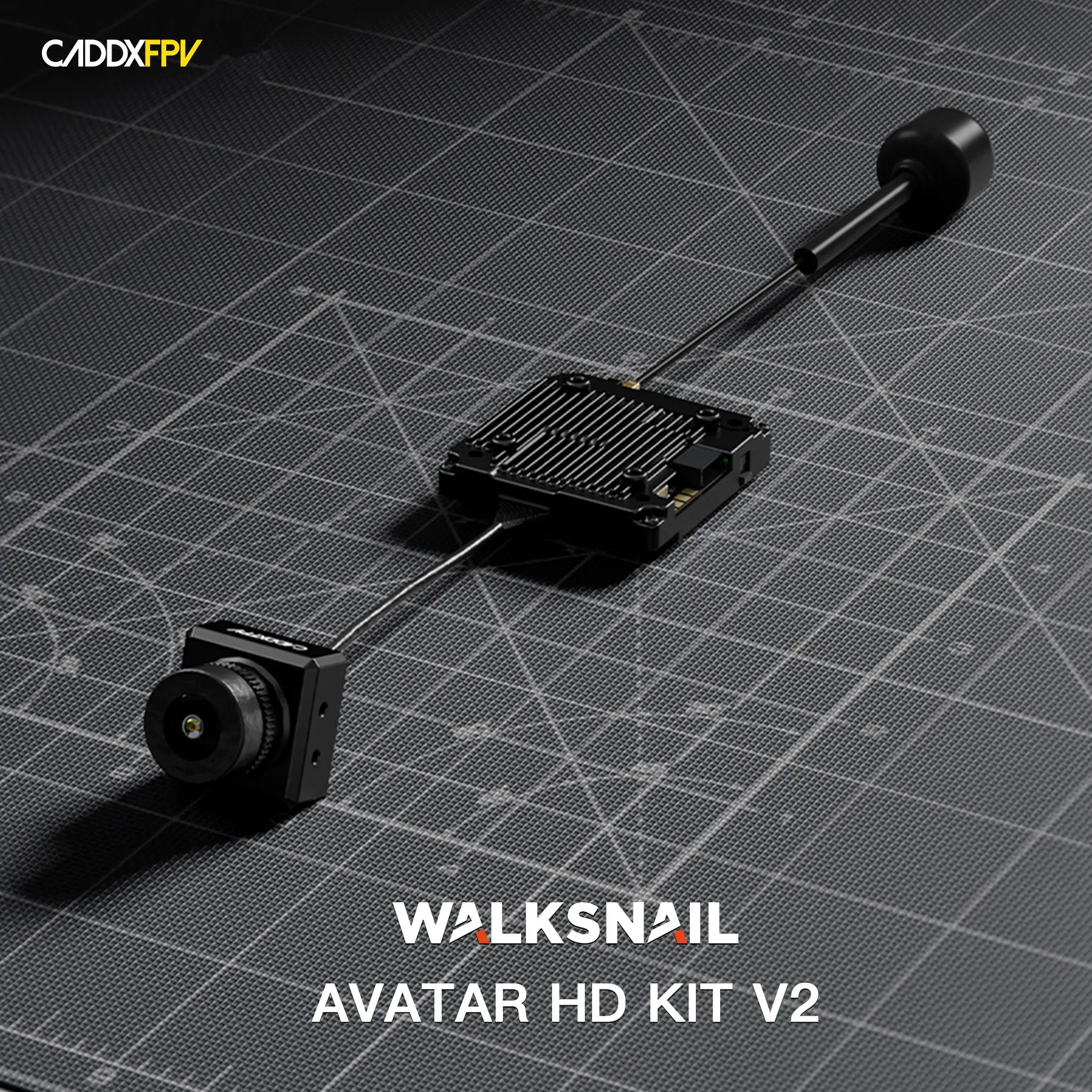 

Walksnail Avatar HD Kit V2 камера V2 с гироскопом + 8G / 32G