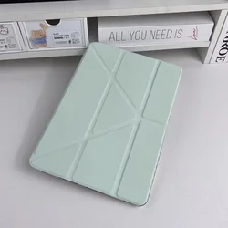 Versatile Tablet Cover with Pen Slot and Foldable Stand for Xiaomi pad 8 11.2 (Light green)