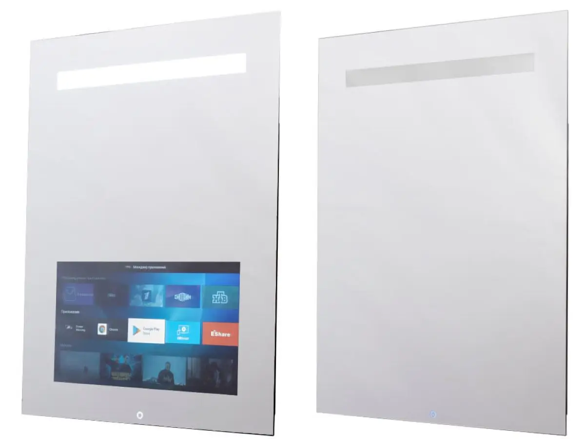 AVEL 21.5-Inch LED Bathroom TV Smart Mirror TV with Android, High Brightness, Full HD, 1080p, WI-FI, HDMI ( Model), AVS220BT