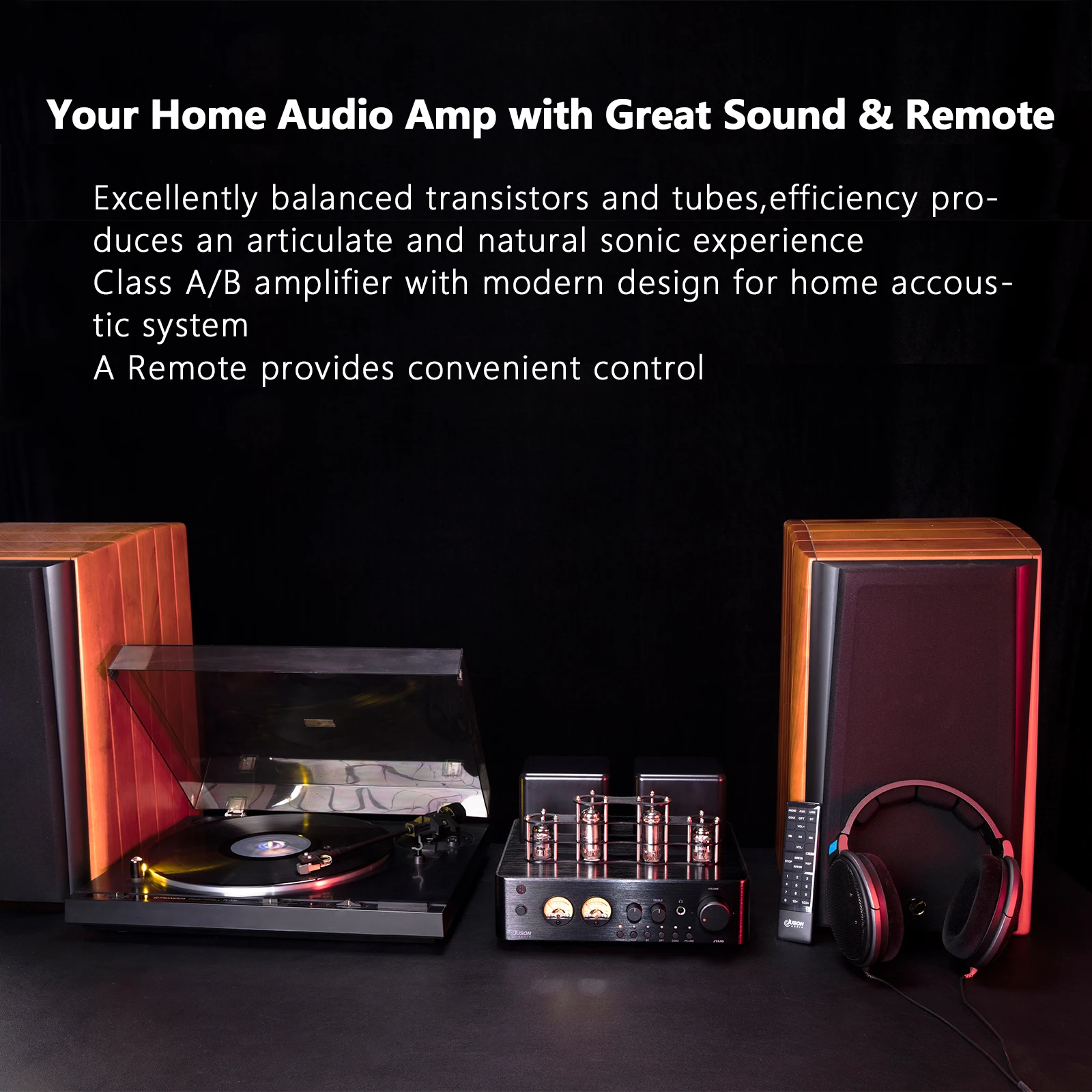 Juson Audio JTA50 Hifi Tube Amplifier BT Combined with Paiyon