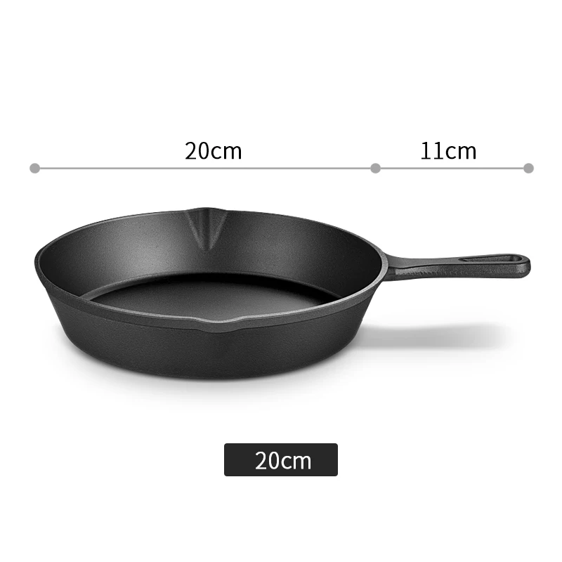 Pre-Seasoned Cast Iron Skillet, 14cm By Bruntmor - Use To Fry, Sear, Saute,  Bake, And More - Indoor/Outdoor Use - AliExpress