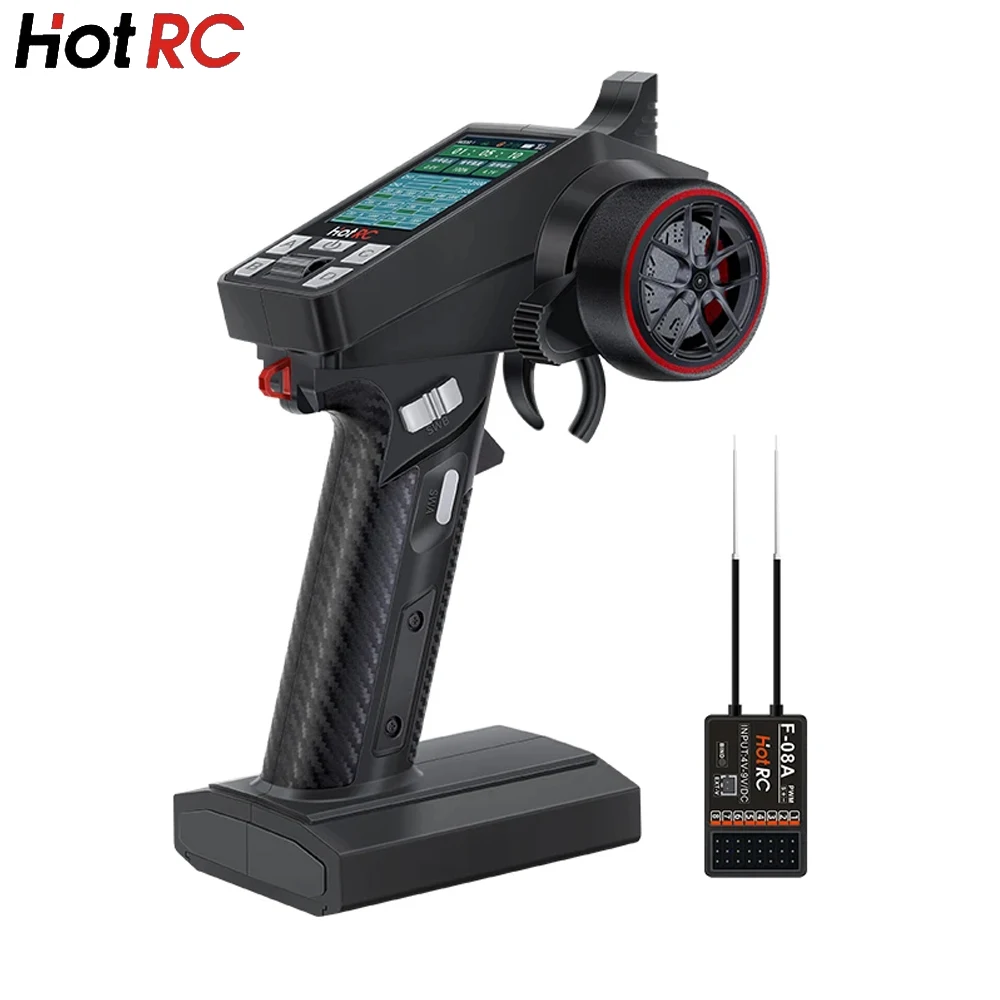 Hot RC CT-8A 8A 2.4Ghz 8-ch Channel FHSS Remote Control 300m Range F-08A Receiver for RC Cars/Ships/Tanks Model remote controller radio controller rc car