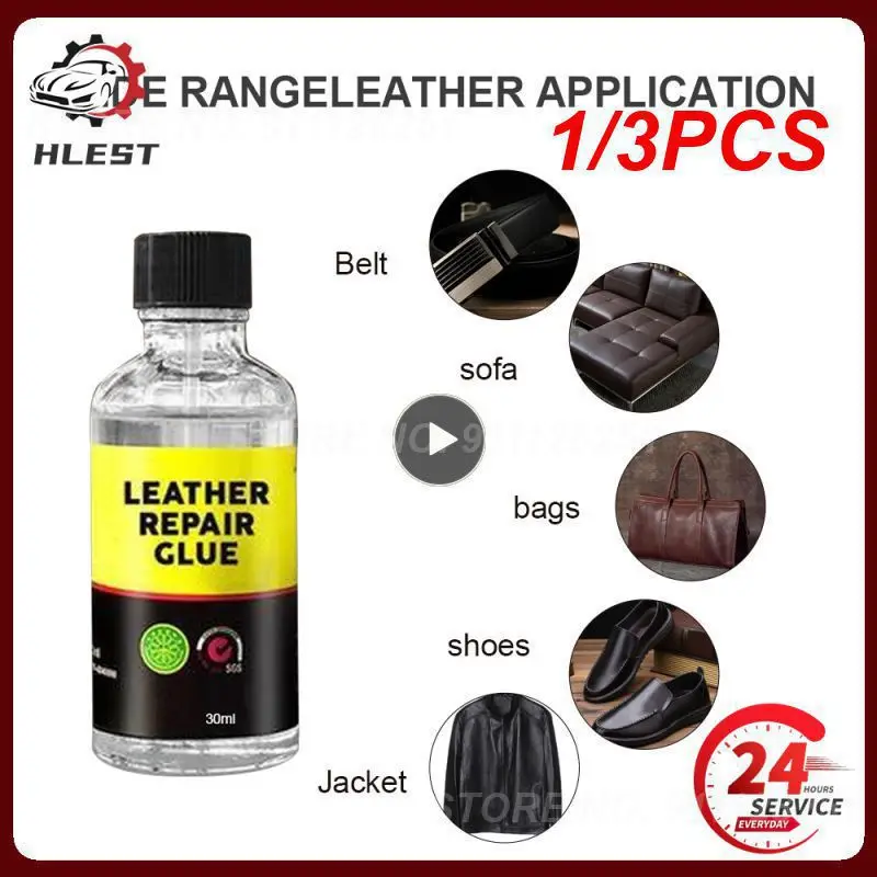

1/3PCS 50ml/30ml Car Leather Repair Glue Sofa Scratches Strong Glue Quickly Repair Tools for Bags Shoes Auto Leather Maintenance