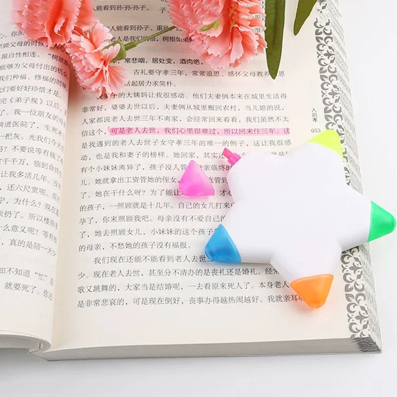 Highlighters Multicolor Creative Highlighter Pen Kawaii Markers for Drawing School Art Supplies Japanese Stationery