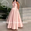Marrilee Princess  Customized Big Bow Stain Evening Dress Elegant A-Line Sleeveless Floor Length Pleated Prom Gowns Robe 2024 4