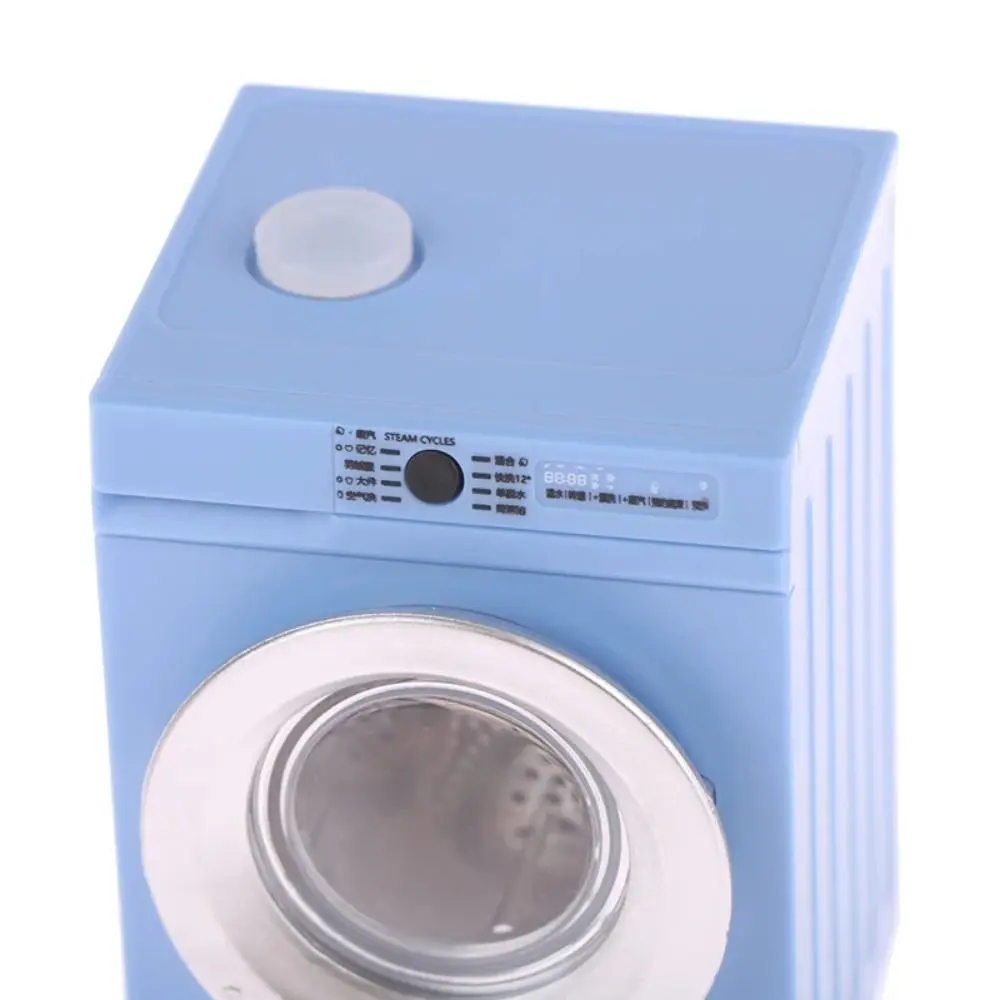 Dollhouse Miniature Simulation Drum Washing Machine Simulation 1:12 Drum Washing Machine 1/12 Washing Machine Door Can Be Opened