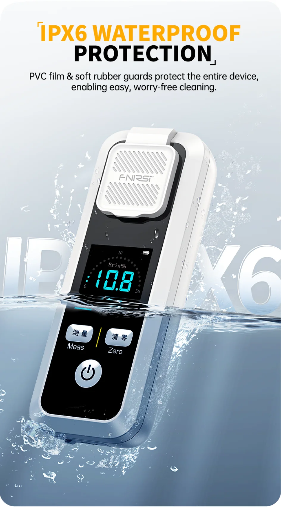 JBM-10 JBM-20 Digital Brix Refractometer Rechargeable Sugar Content Meter Measur