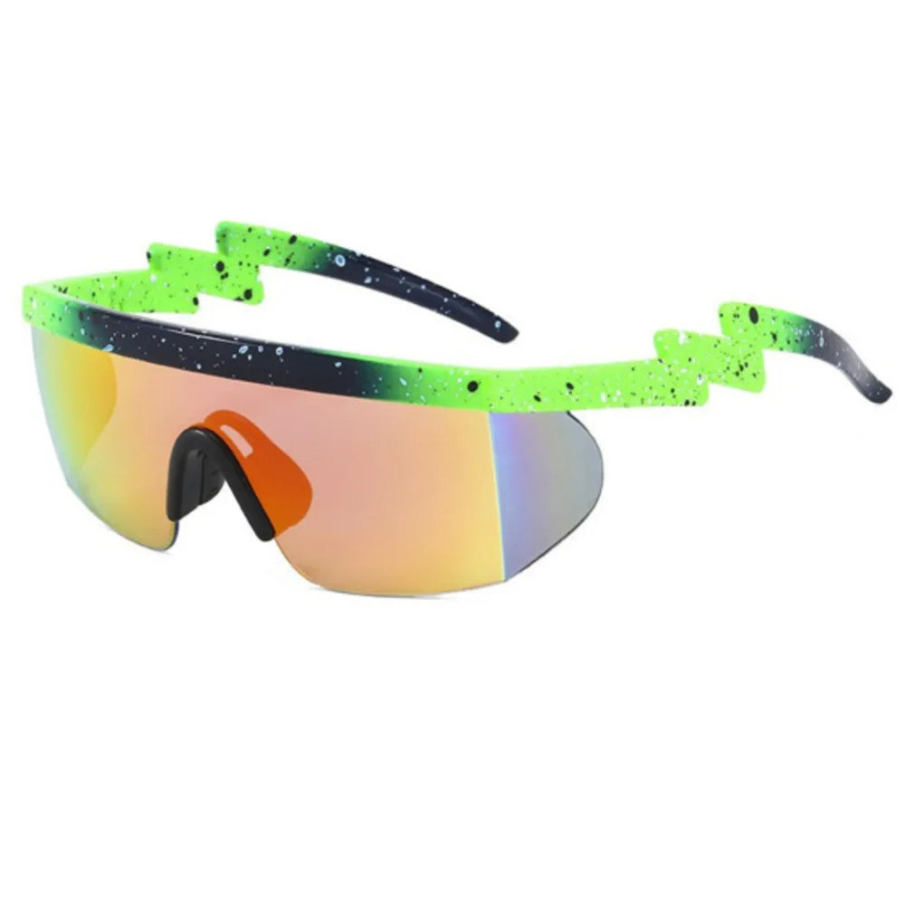 Nei Sonnebrëller, Europäesch an amerikanesch Eendeel-Sonnebrëller, Lightning Leg Outdoor Sports Vëlosbrëller, Onregelméisseg Sonnebrëller_voghion.com