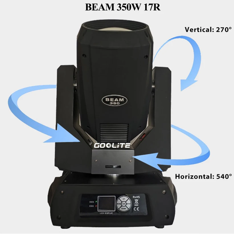 4pcs Beam Sharpy 350w 17r Beam 350W 17R Moving Head Light with flightcase 17R Sharpy 350 Stage Lights Power Corn
