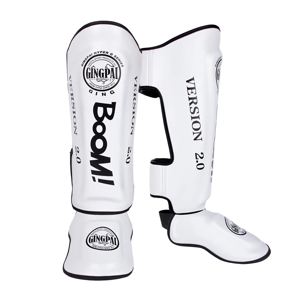 Boxing Shin Guards Ankle Protector MMA Muay Thai Training Leg Warmers Light Kicking Shin Pads One Pair