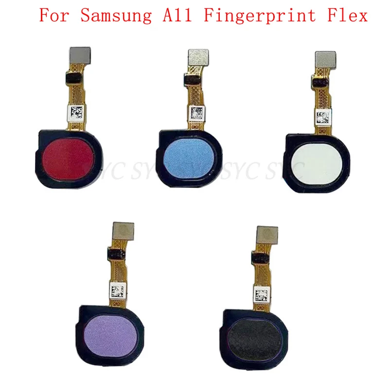 

Home Button Fingerprint Sensor Flex Cable Ribbon For Samsung A11 A115 M11 M115 Touch Sensor Flex Repair Parts