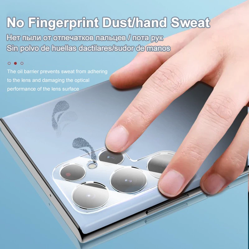 Premium 3-Pack Camera Lens Tempered Glass Protectors