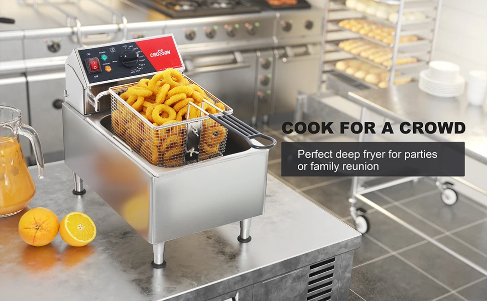 electric deep fryer with basket and lid,electric countertop deep fryer,deepfryer