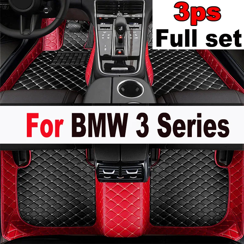 

Car Floor Mats For BMW 3 Series G20 2019~2022 Mat Rugs Protective Pad Luxury Leather Carpets Car Accessories 320 330 318 320i