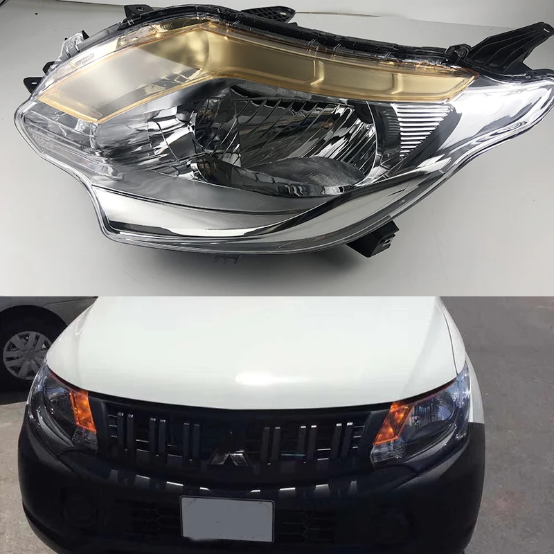 

Front Led Headlight For Mitsubishi Triton L200 2015 2016 2017 2018 headlamp high quality orginal style 3 Colors