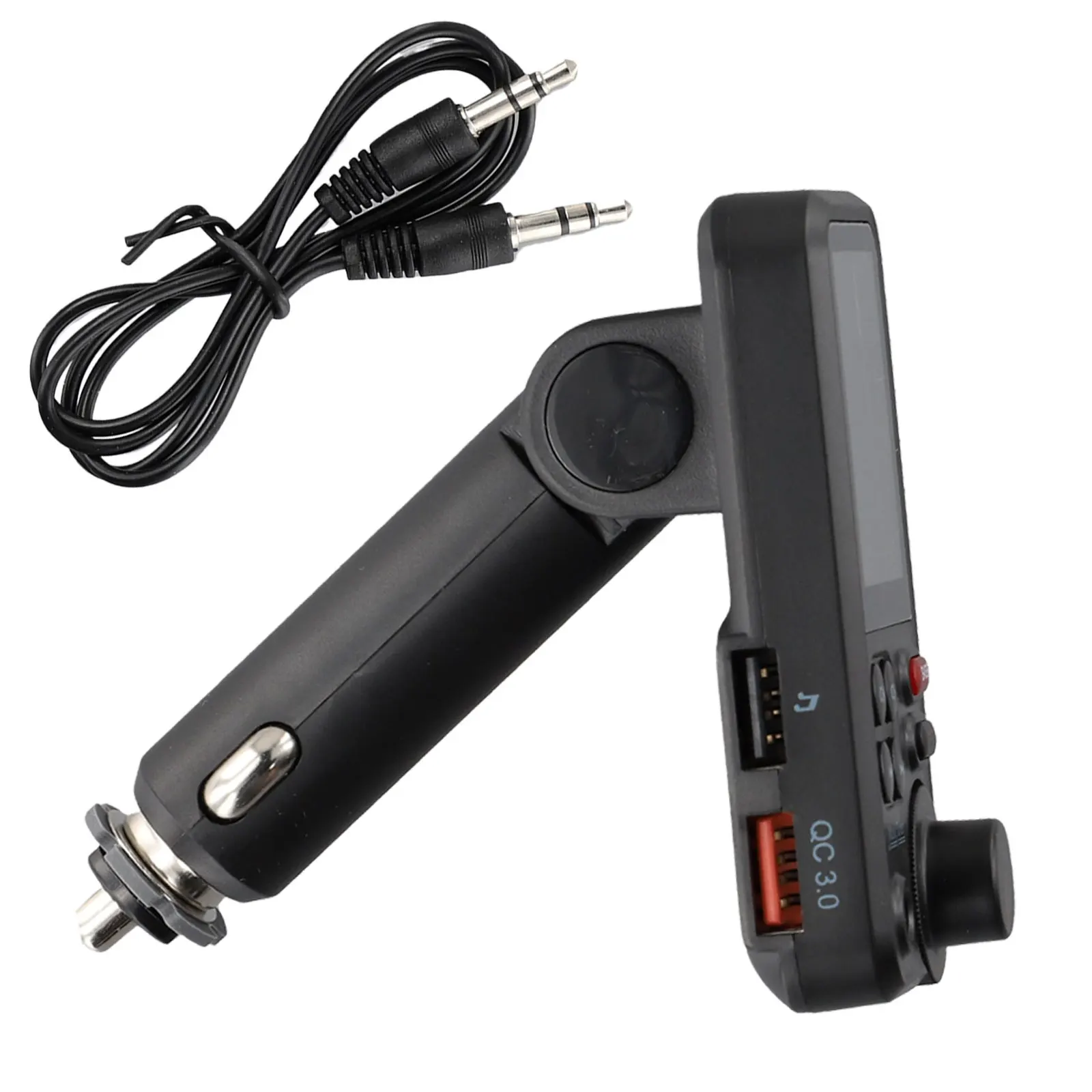 

1pc Car Wireless Radio FM Transmitter Adjustable BASS High And Low MP3 Equalizer MP3 Player Audio Charging Handsfree