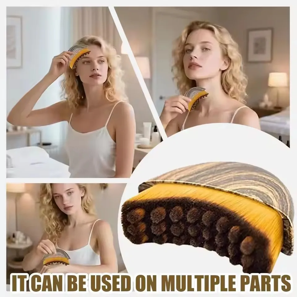 Soft Lymphatic Contour Face Brush Lymphatic Drainage Reduce Puffiness Relief Fatigue Body Massager Face Chin Skin Sculpting Tool