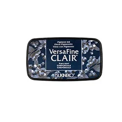 VersaFine CLAIR Quick - Dry Ink Pad - 24 Vibrant Colors for Detailed Stamping and Card Making (652 - light blue)
