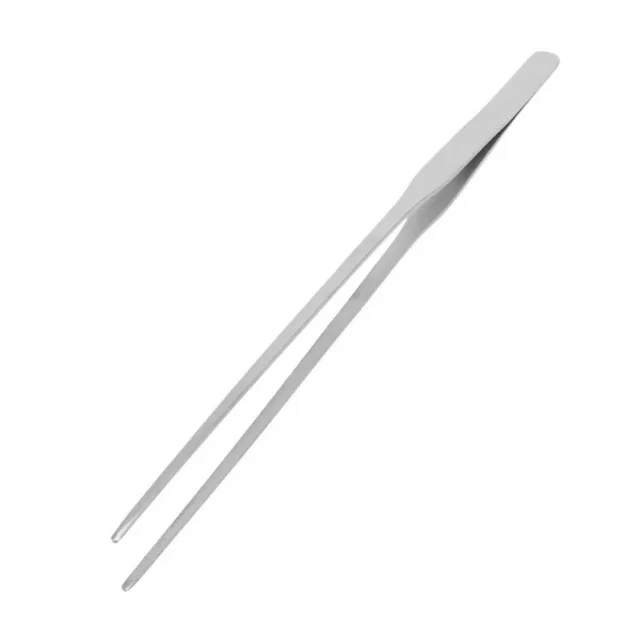 Stainless Steel Aquarium Tweezers Pliers Fish Tank Water Grass  Clip Quatic Plants Straight Elbow Clips Aquarium Cleaning Tools 4