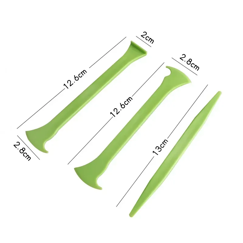 Car Wrap Tool Kit Vinyl Micro Stick Squeegee Window Tinting Corner Scraper Curves Slot Tucking Gap Film Cutter 3Pcs