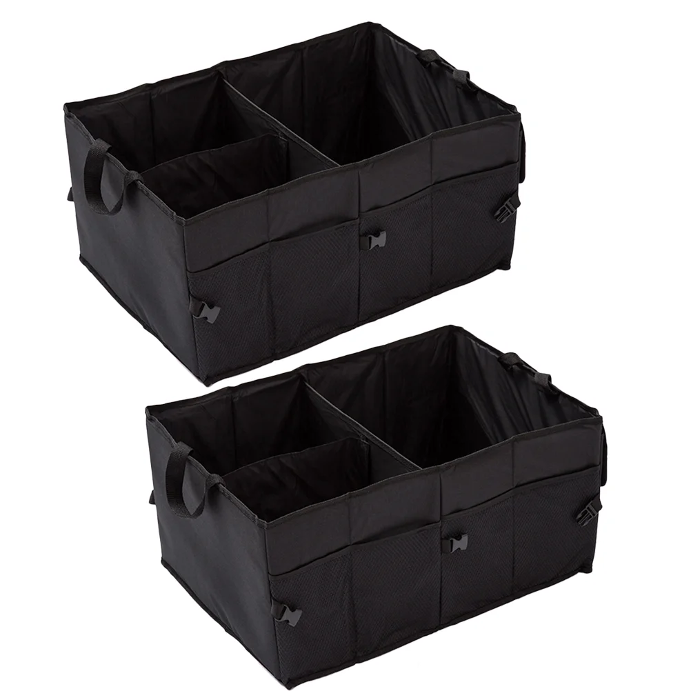 

2 Pcs Storage Pouch Groceries Car Accessories Organizer Stuff Container Bags Box