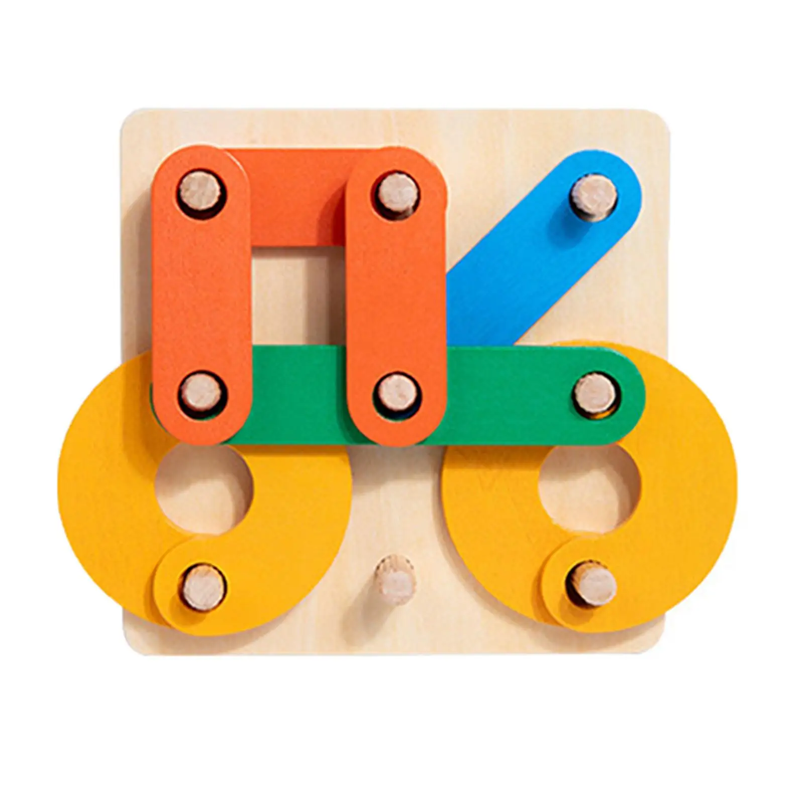 

2 in 1 Wood Tic TAC Toe Puzzle Board Game for Kids Fine Motor Skills Leisure Intelligent Geometric Building Blocks Educational