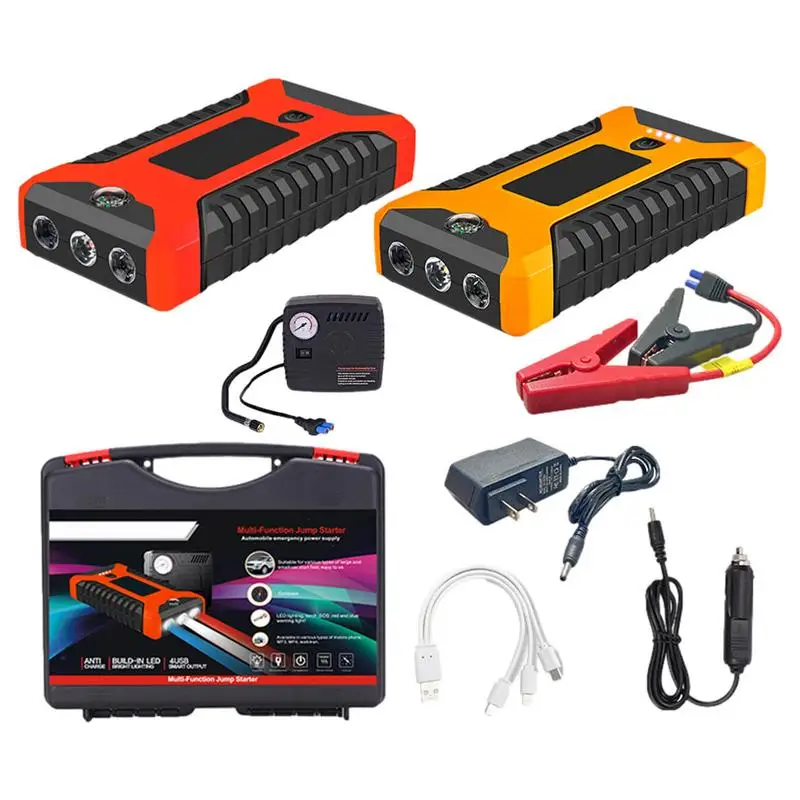 

Portable Battery Jump Starter Portable Auto Start Power Fast Charging Auto Starter Booster Power Pack For RVs SUVs Trucks And