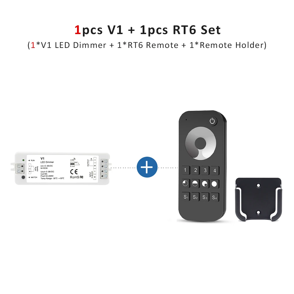 ตัวเลือกสินค้า รีโมทคอนโทรลแสง LED ไร้สาย 4 โซน