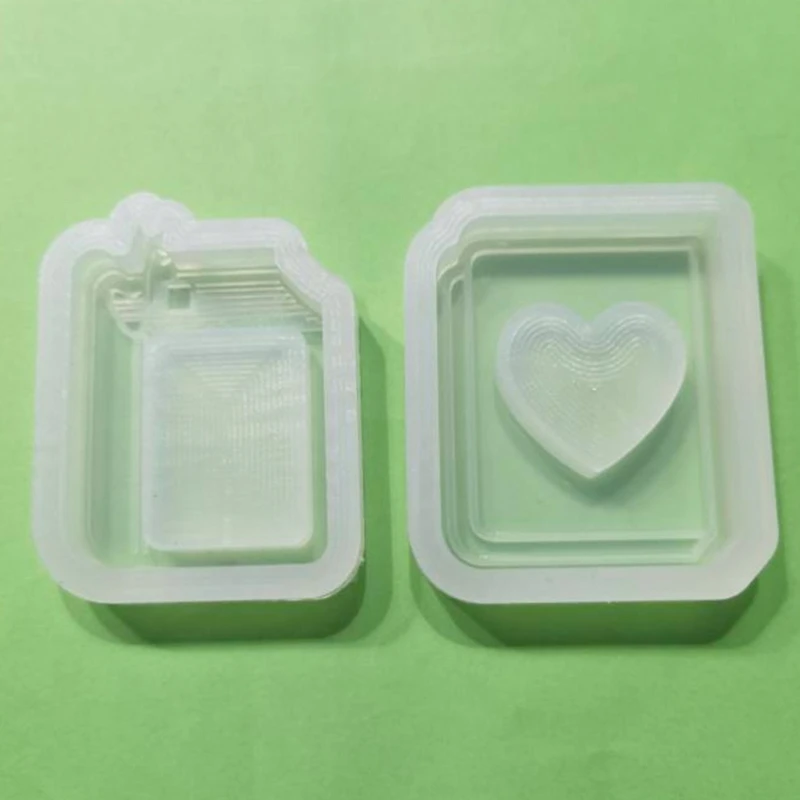 

Quicksand Resin Shaker Silicone Mold Book for DIY Crafts Keychain Jewelry Making
