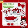 20CM in stock Christmas cotton doll clothes, no attributes doll clothes, Christmas set, doll changing 2