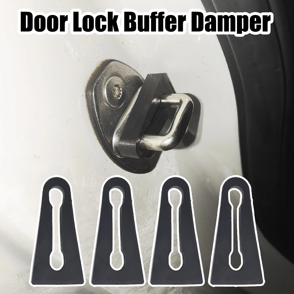 

For Audi A3 8P 8V A6 C4 C5 C6 C7 1997 1998 1999 2000-2018Door Lock Damper Buffer Deadener Seal Shock-Absorbing Damping Protector