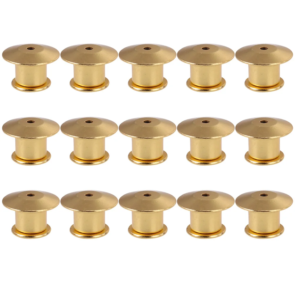 

15Pcs Locking Pin Backs Pin Badge Backs Replacement Unfading Locking Pin Locking Pin Keeperss for Bag Hat