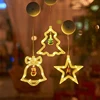 Christmas Lights Window with Suction Cups, Battery Window Light, Warm White, Suction Cup, Christmas Decoration Lights for Christ 2