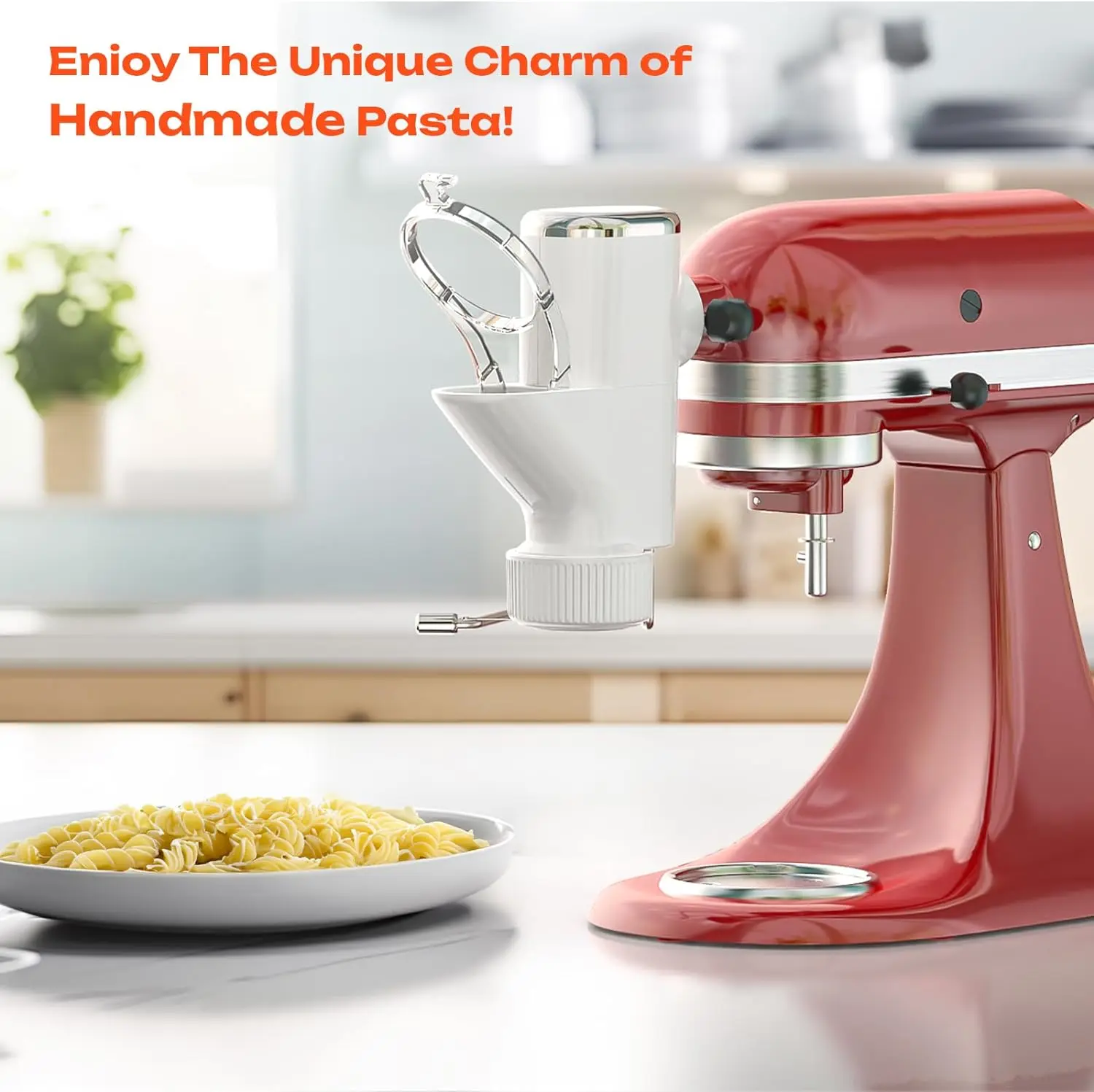 Gourmet Pasta Press Attachment for KitchenAid Stand Mixers, Pasta